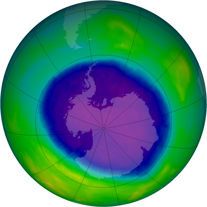 Ozone Map 1994-09-26